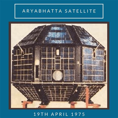 Indian First Satellite - Aryabhata : r/space