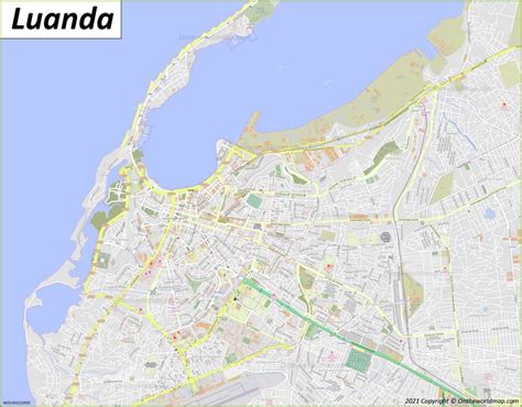 Luanda Map | Angola | Maps of Luanda