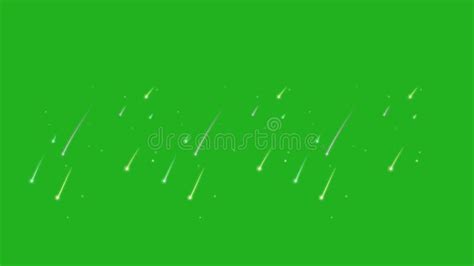 4K Falling Stars Motion Graphics with Green Screen Stock Video - Video of fantasy, astronomy ...