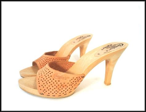 70s Candie's spike heel vintage sandals by RockyMountainRetro