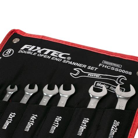 FIXTEC Double Open End Spanner Set 8PCS