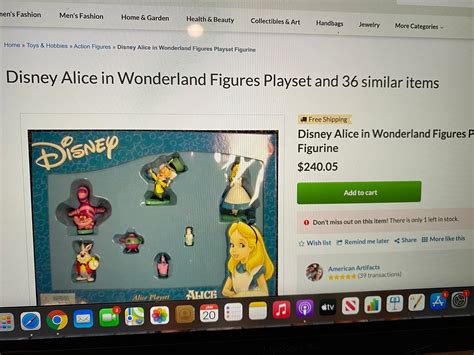 Vintage Discontinued Disney Alice in Wonderland Alice Playset Made by Applause 1990's - Etsy