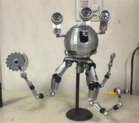 Fallout 4 Super Fan 3D Prints an Awesome Articulated Codsworth Figure | 3DPrint.com | The Voice ...