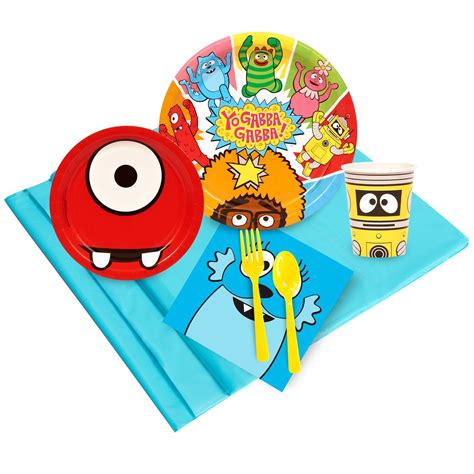 Yo Gabba Gabba! Just Because Party Pack for 8, 94502 | Kids party themes, Kids birthday party ...