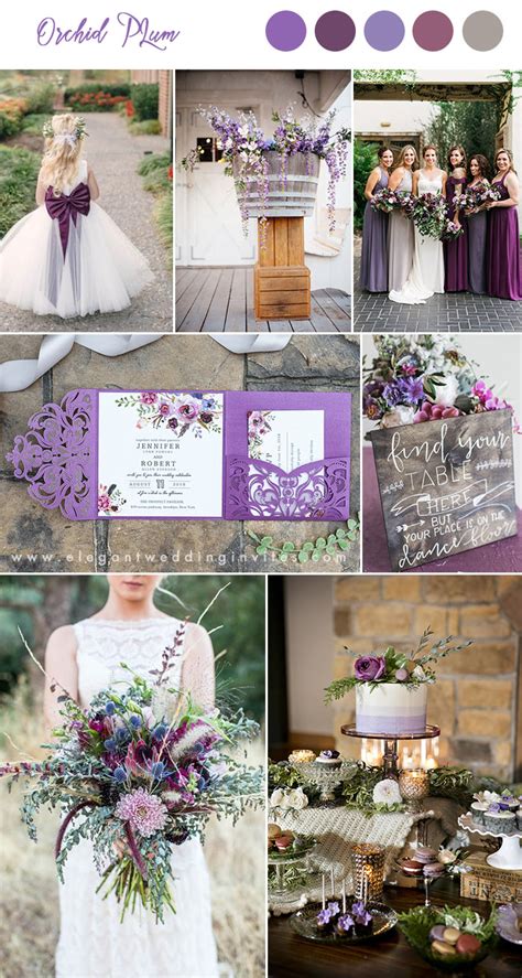 10 Pretty Shades of Purple Wedding Color Combos - Elegantweddinginvites ...