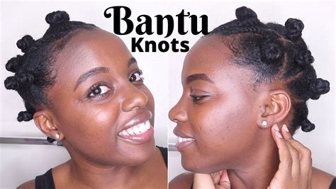 Stylish Bantu Knots Protective Style On 4c Natural Hair | No Added Hair - YouTube