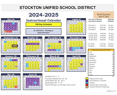 Stockton School Calendar 2025 - Carmon Konstanze