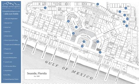 Map Of Seaside Florida Area - Printable Maps