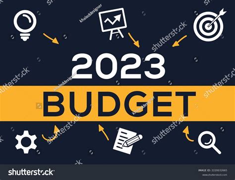 Creative 2023 Budget Vector Illustration Stock Vector (Royalty Free ...