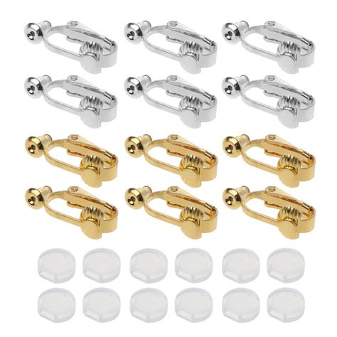 24Pcs DIY Earrings Converter With Comfort Earring Pads Turn Pierced Into Clip-On STA | Wish