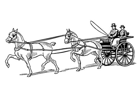 Horse Drawn Buggy Clipart Free Stock Photo - Public Domain Pictures