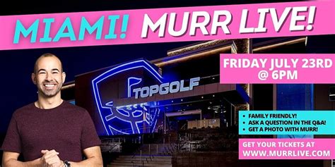 Murr LIVE @ Topgolf Miami Doral!, Topgolf, Doral, 23 July 2021