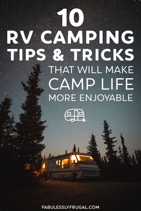 10 DIY RV Camping Tips and Tricks for Beginners - Fabulessly Frugal