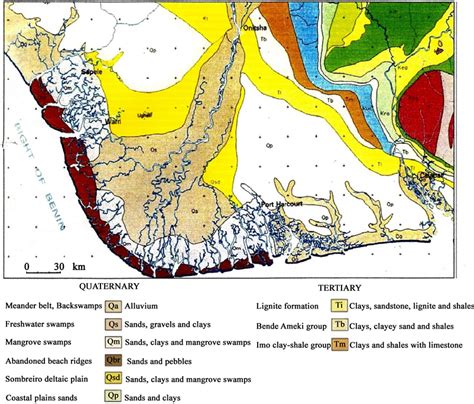 Niger River Delta Map