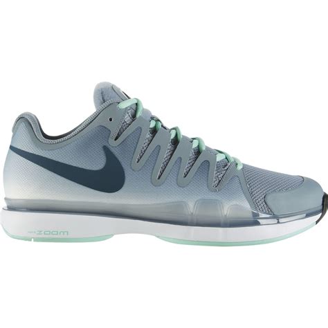 Nike Mens Zoom Vapor 9.5 Tour Tennis Shoes - Grey/Black - Tennisnuts.com