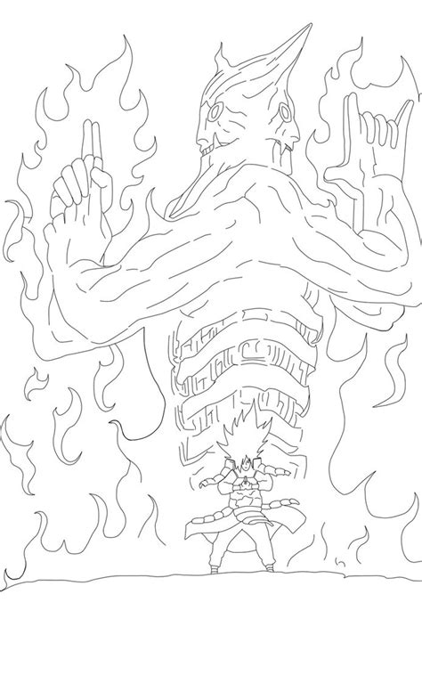 Madara's Susanoo by lTHRl on DeviantArt | Naruto sketch drawing, Naruto drawings, Naruto sketch