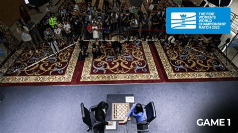 FIDE Women's World Championship Match Starts With Fighting Draw In ...