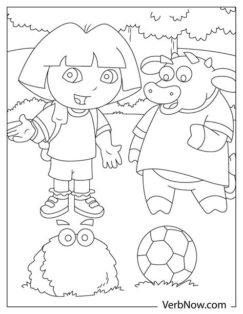 Free DORA Coloring Pages for Download (Printable PDF)