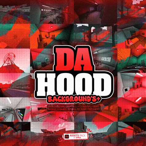 Da Hood Background's+ | Assets/GFX Pack - aprixstore