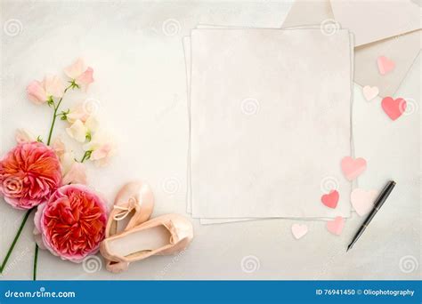 Pretty Styled Desktop Stationery Mockup Photograph Stock Photo - Image of invite, handwritten ...