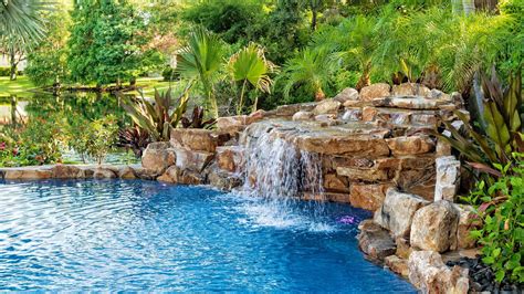 Pool waterfall ideas: 10 looks to elevate your swimming pool | Gardeningetc