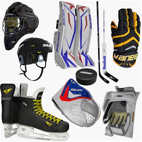 3d ice hockey equipment