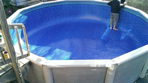 15ft round 25g princeton Tile beaded liner. http://www.abovegroundpoolbuilder.com/produc ...