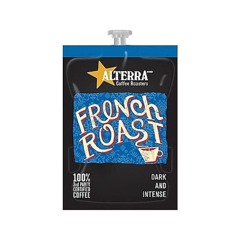 Alterra Flavia French Roast Pods Coffee, Dark Roast, 100/Carton ...