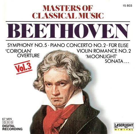 Beethoven* - Masters Of Classical Music, Vol.3: Beethoven (1988, CD ...