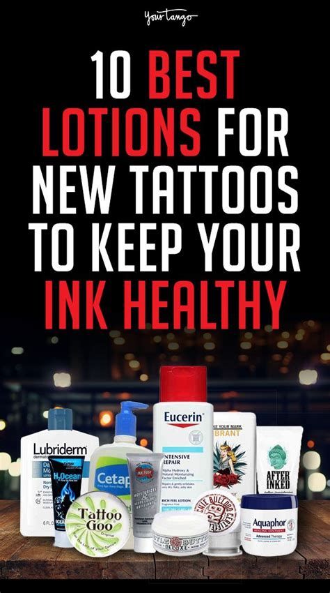 10 Best Lotions For New Tattoos To Keep Your Ink Healthy | Best lotion ...