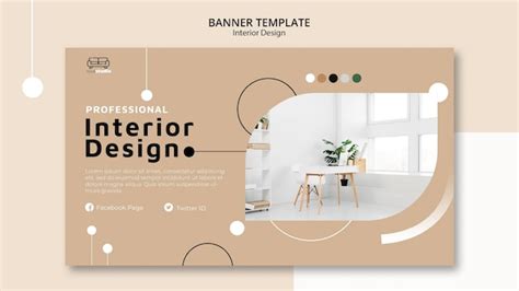 Free PSD | Interior design banner template