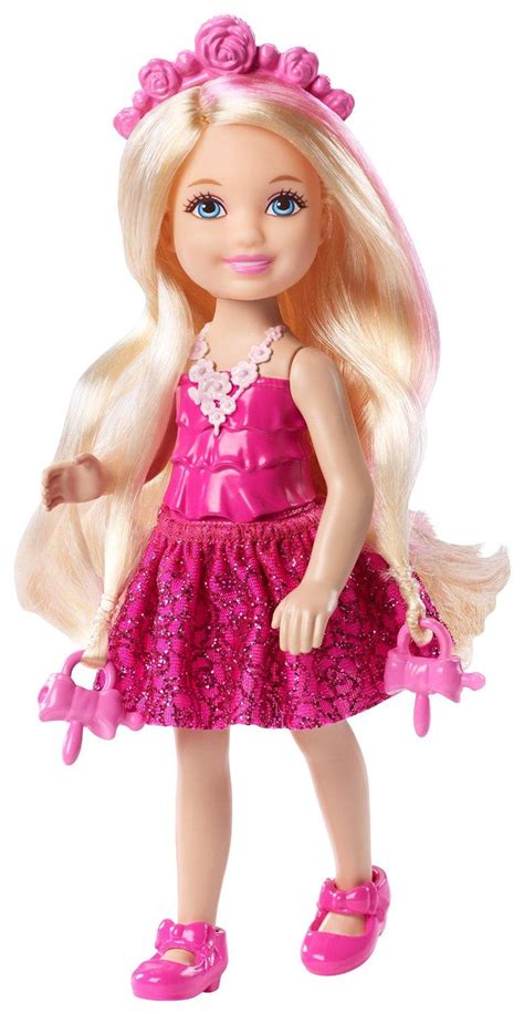 Buy Barbie Endless Hair Kingdom Junior Doll, Pink Online at Low Prices ...