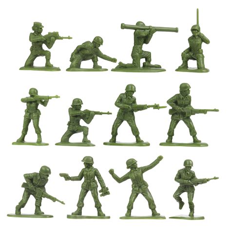 BMC BUCKET of PLASTIC ARMY PEOPLE 100pc Toy Soldier Playset Made in USA – BMC Toys