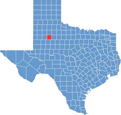 Garza County Map, Texas - US County Maps