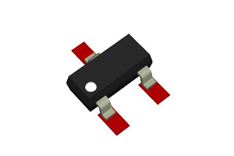 SOT23 3 Pin (Small-outline transistor) - STL, Other - 3D CAD model ...