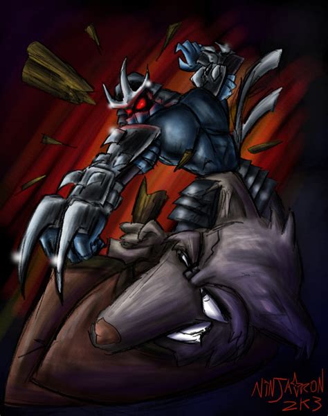 Shredder VS Splinter by ninjatron on DeviantArt