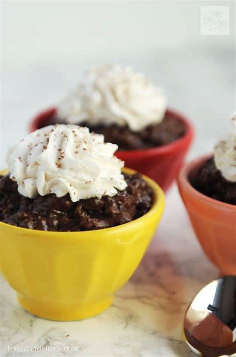 Chocolate Tapioca Pudding — Fried Dandelions — Plant Based Recipes