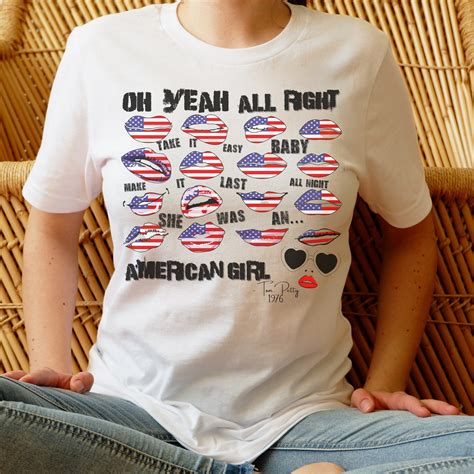 Tom Petty American Girl Lyric T Shirt - Etsy