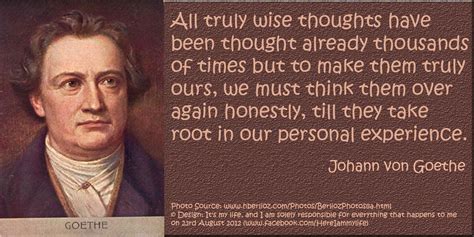 Simply brilliant understanding of how we learn and become wise. von Goethe Goethe Quotes, Peace ...