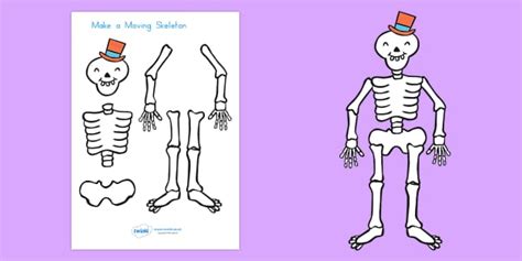 FREE! - Make a Moving Skeleton to Support Teaching on Funny Bones