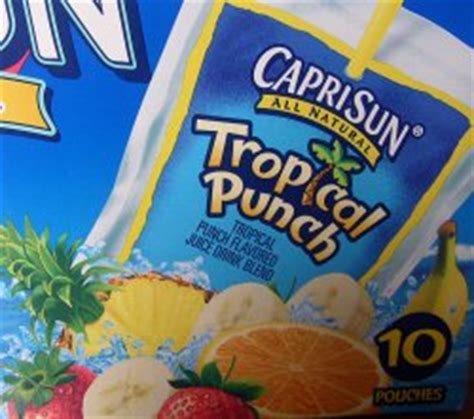 Capri Sun Tropical Punch: All Natural* – Mouse Print*