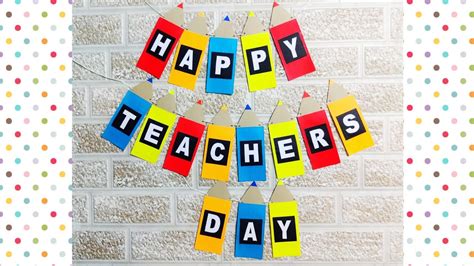 Happy Teachers Day Banner Design