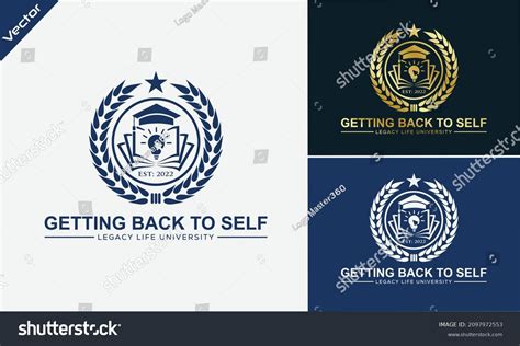 University Academy Vector Icons Education Logo Stock Vector (Royalty Free) 2097972553 | Shutterstock