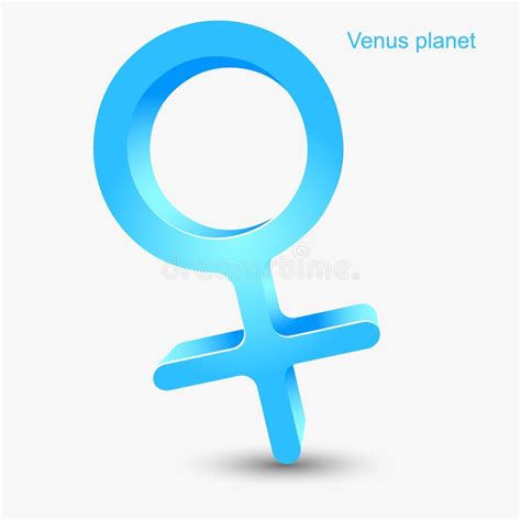 Astronomical Symbol of Venus Planet Stock Vector - Illustration of astronomy, symbol: 31572657