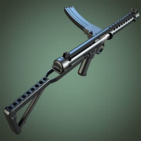 Sterling submachine gun 3D model | CGTrader