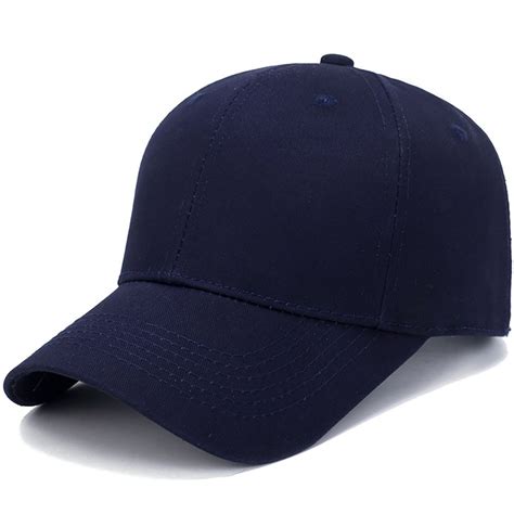 Solid Color Plain Simple Baseball Cap Men Or Women Cap Outdoor Sun Hat Sale - Color Blue » Cap ...