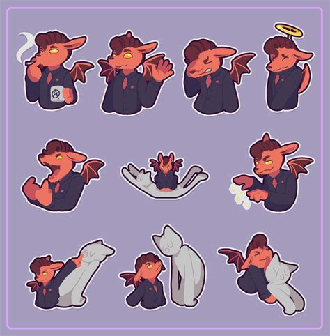 Kaeso Telegram Sticker Pack Comission by lurils on DeviantArt