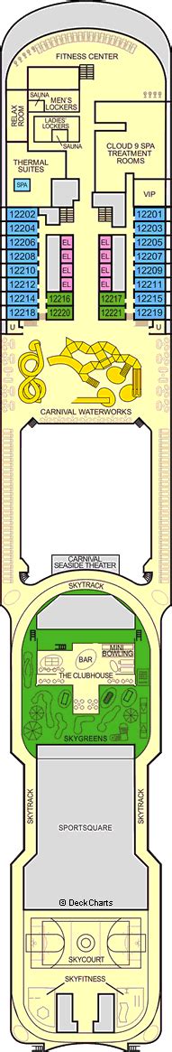 Carnival Vista Deck Plans: Ship Layout, Staterooms & Map - Cruise Critic