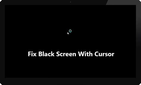 Fix Black Screen With Cursor On Startup - TechCult