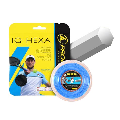 Strings Sporting Goods ProKennex IQ Hexa 200m 17 gauge tennis string reel